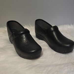 Dansko Black Professional Mules with Non-Slip Sole